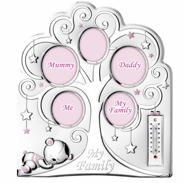 Εικόνα της BABY FAMILY SILVER FRAME