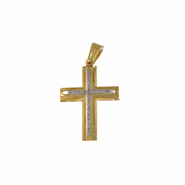 Εικόνα της MATTE ZIRCON CROSS