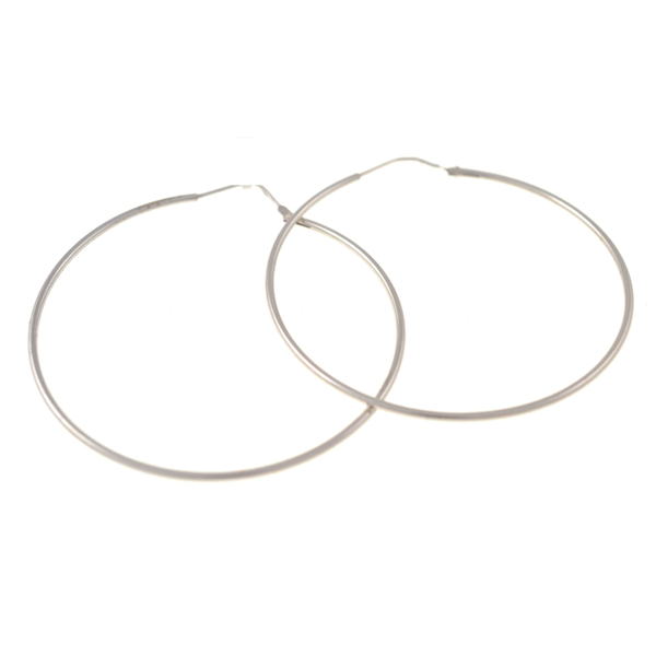 Εικόνα της WHITE GOLD HOOPS