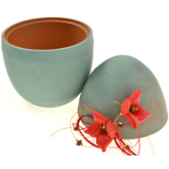 Εικόνα της TURQUOISE FLOWERS EGG