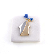 Picture of METALIC CHARM ON MARBLE