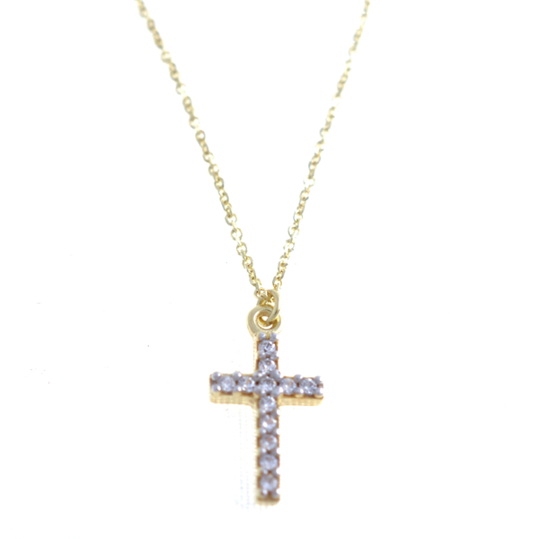 Εικόνα της CROSS ZIRCON IN CHAIN