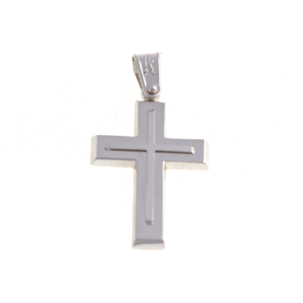 Picture of WHITE SQUARED CROSS