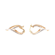 Εικόνα της DOUBLE WAVY HOOPS