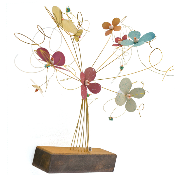 Εικόνα της TREE WOOD FLOWER  METALLIC