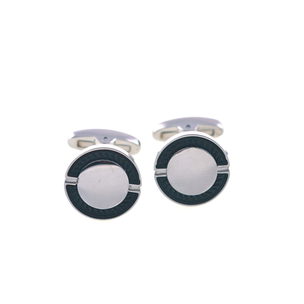 Picture of STEEL CUFFLINK ROUND
