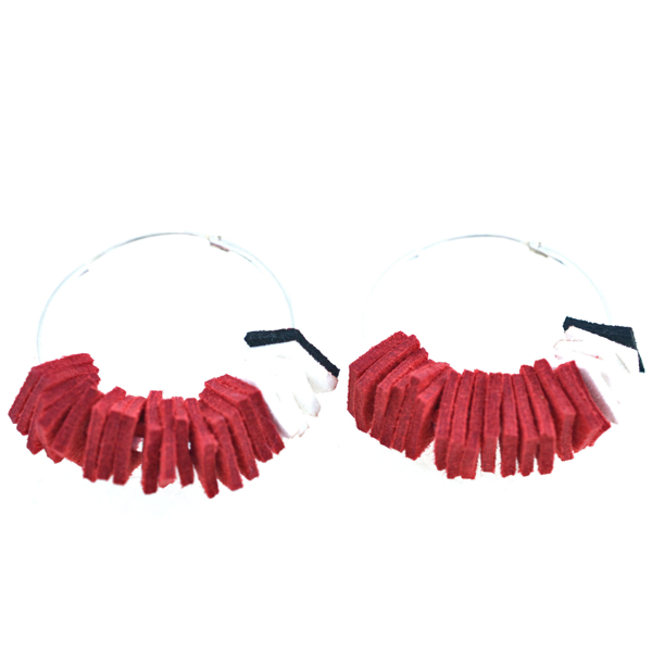 Picture of HOOPS IN RED-BLACK