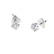 Εικόνα της DIAMOND ROUND EARRINGS