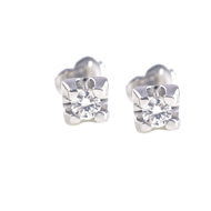 Picture of DIAMOND SQUARED EARRINGS