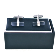 Picture of CUFFLINK GREY BLUE