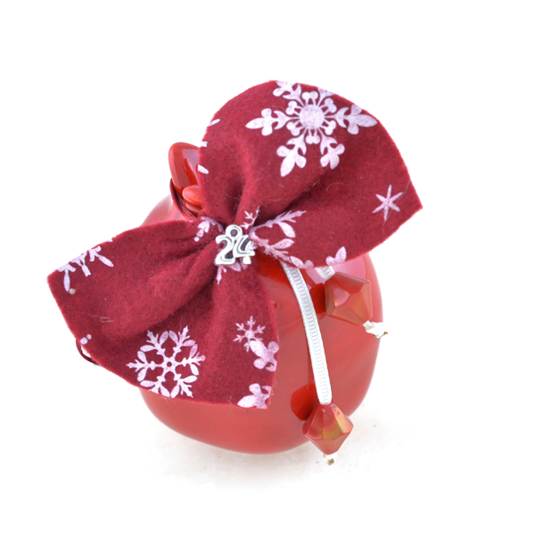 Picture of POMEGRANATE RED BOW
