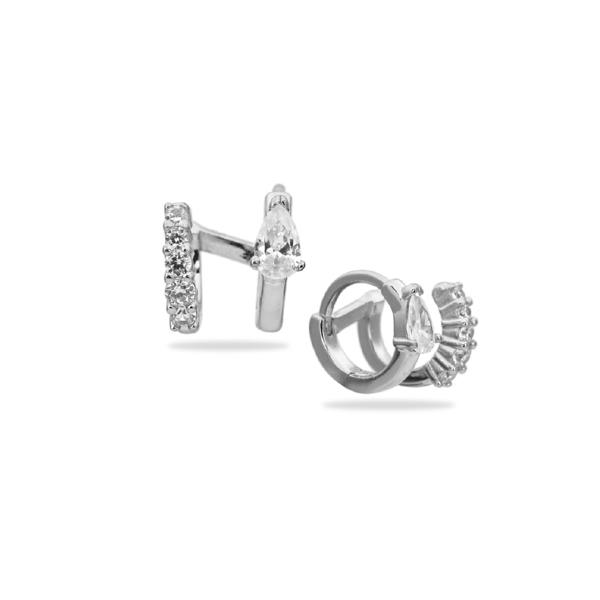 Picture of DOUBLE MINI HOOPS