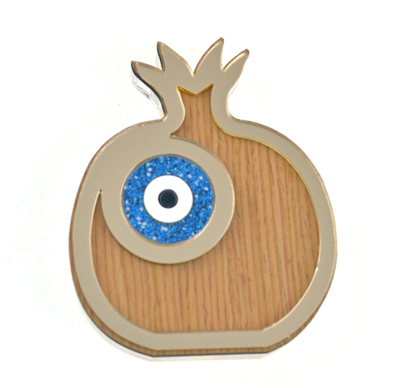 Picture of PLEXI WOODEN POMEGRANATE