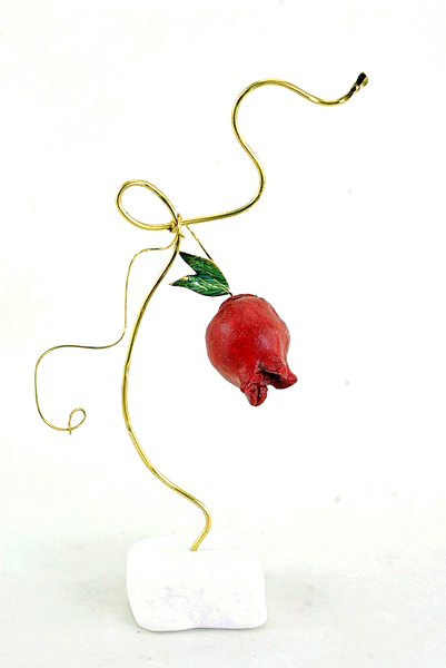 Picture of POMEGRANATE 3D RED STANDING SMALL