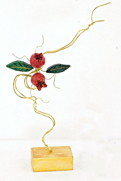 Picture of POMEGRANATE 3D RED GOLD