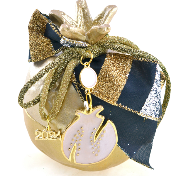 Picture of POMEGRANATE BLACK RIBBON OPEN 