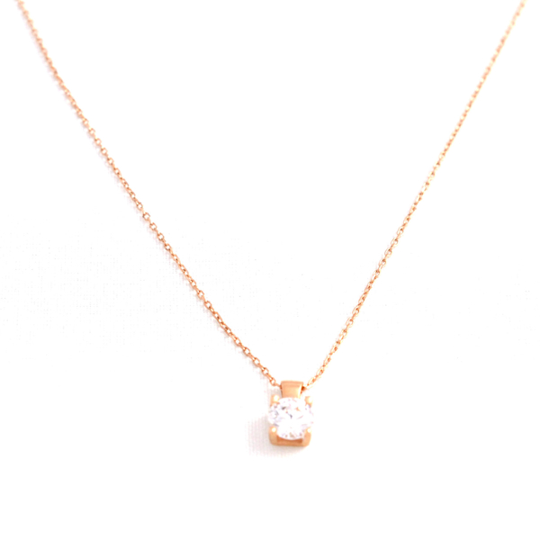 Εικόνα της SINGLE STONE NECK ROSE