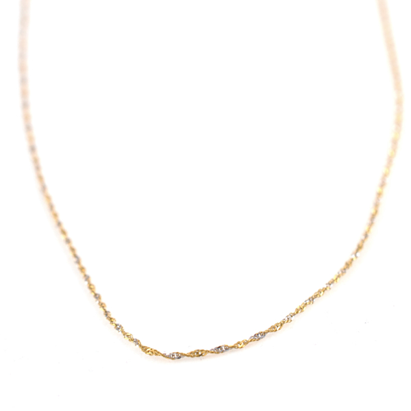 Εικόνα της CHAIN TWIST WHITE GOLD