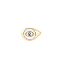 Εικόνα της EYE WHITE ENAMEL GOLD