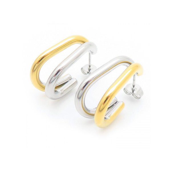 Εικόνα της STEEL DOUBLE HOOPS
