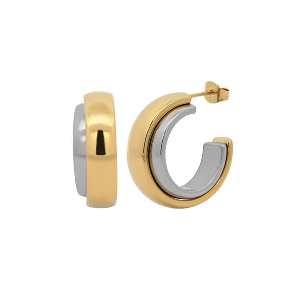 Εικόνα της STEEL DUO HOOPS