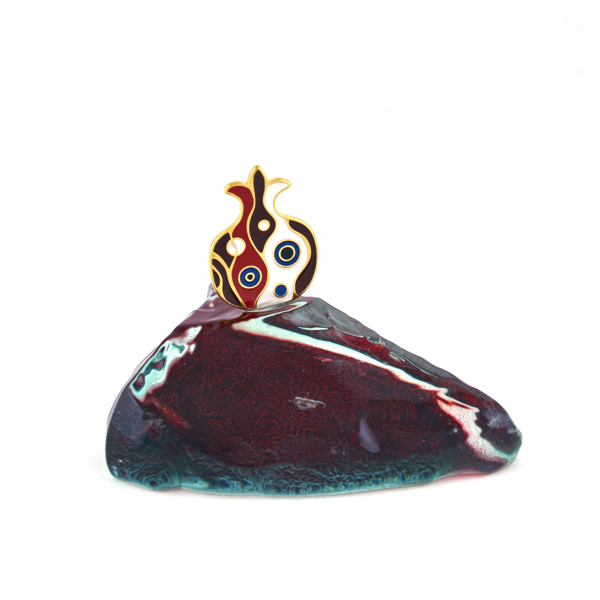 Εικόνα της POMEGRANATE ON GLASS