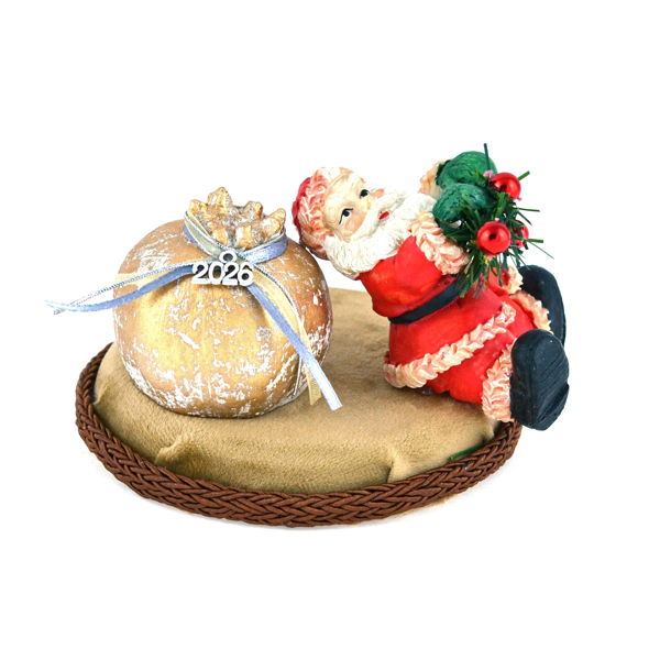 Εικόνα της HAPPY SANTA ON WOOD