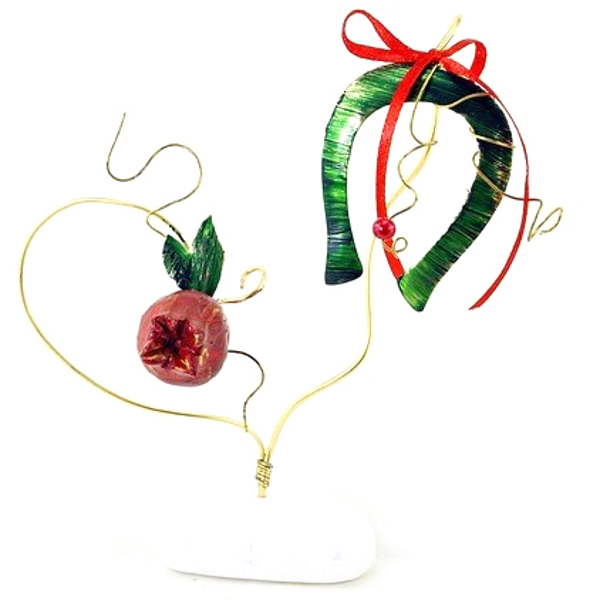 Εικόνα της POMEGRANADE AND HORSESHOE ON MARBLE