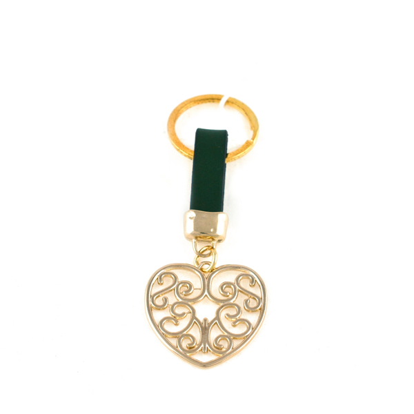 Εικόνα της KEYRING HEART GREEN