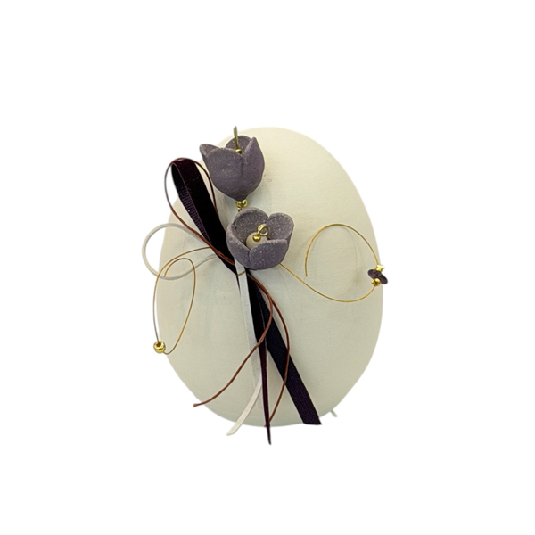 Εικόνα της PURPLE FLOWERS EGG