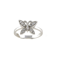 Εικόνα της BUTTERFLY WHITE GOLD