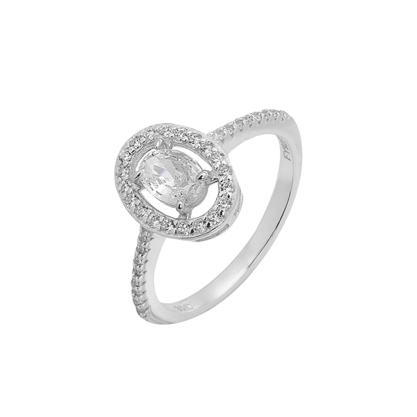 Εικόνα της ROSETTE OVAL SILVER