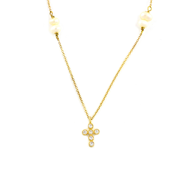 Εικόνα της CROSS WITH PEARLS